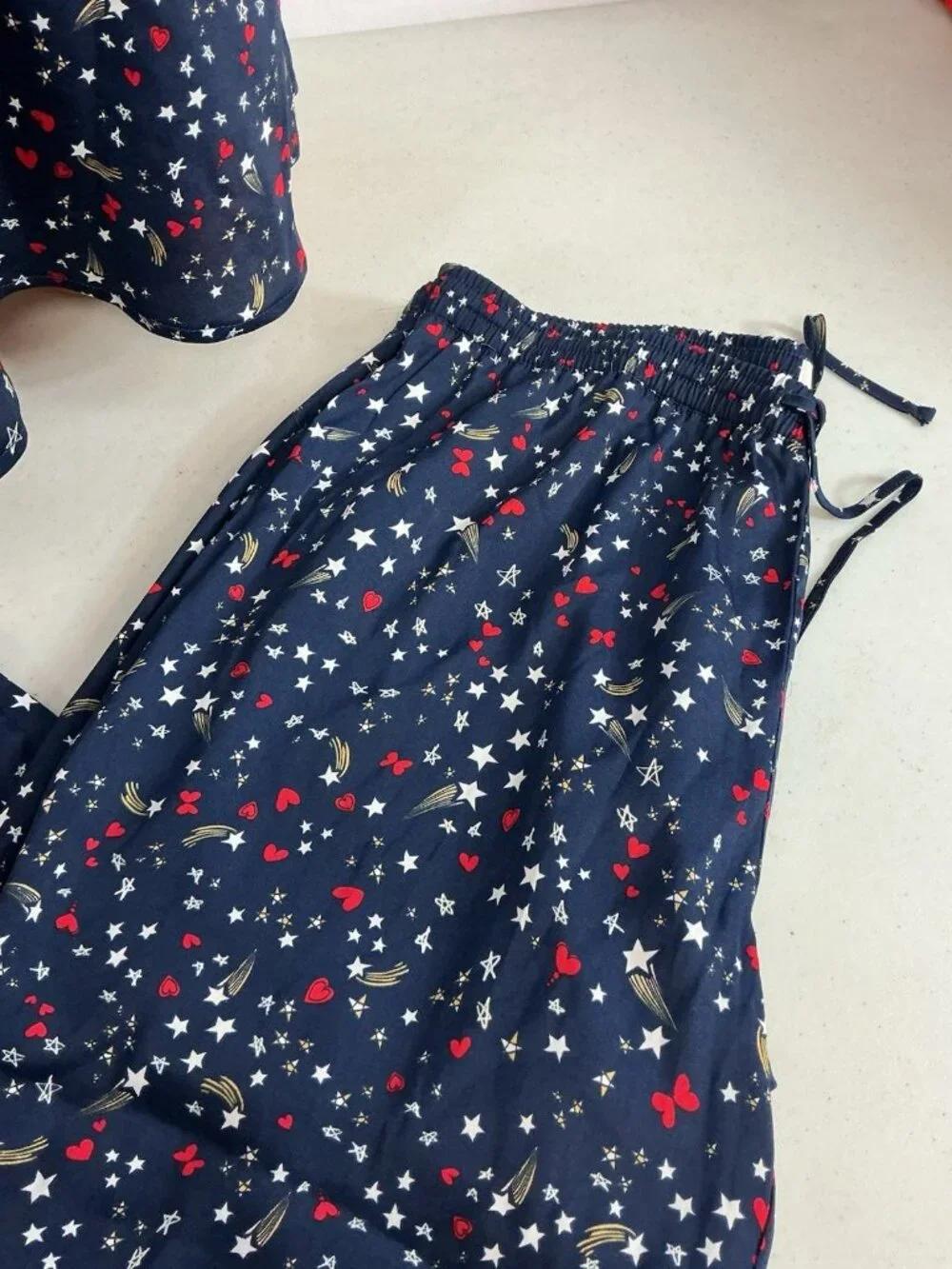Gap Satin Pajamas Matching Set Womens Medium New